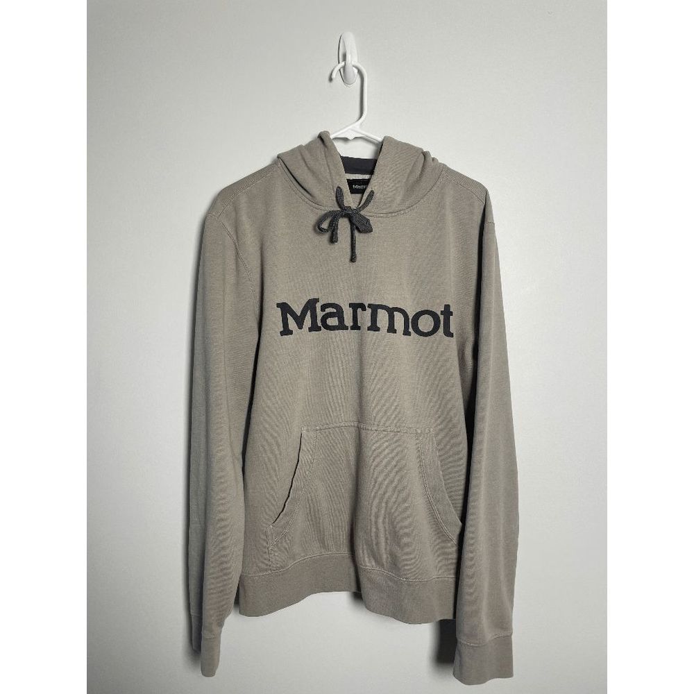 Marmot Hoodie Gray Medium
